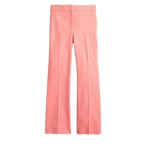 J Crew NWT Kick Out Crop Chino Trouser Pants In Guava Peach Size 8